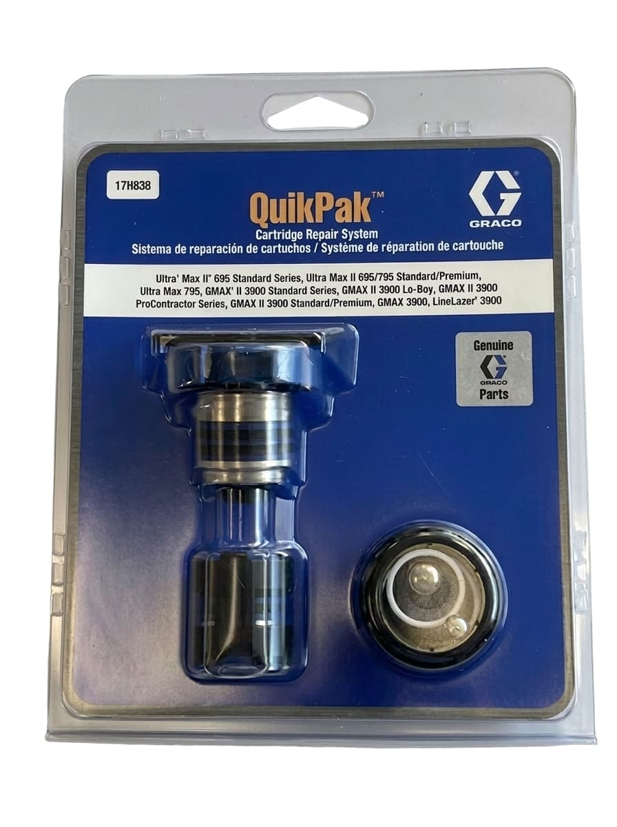 Ремкомплект QuikPak для насоса Graco 695 / 795 / 3900 (Артикул 17H838)