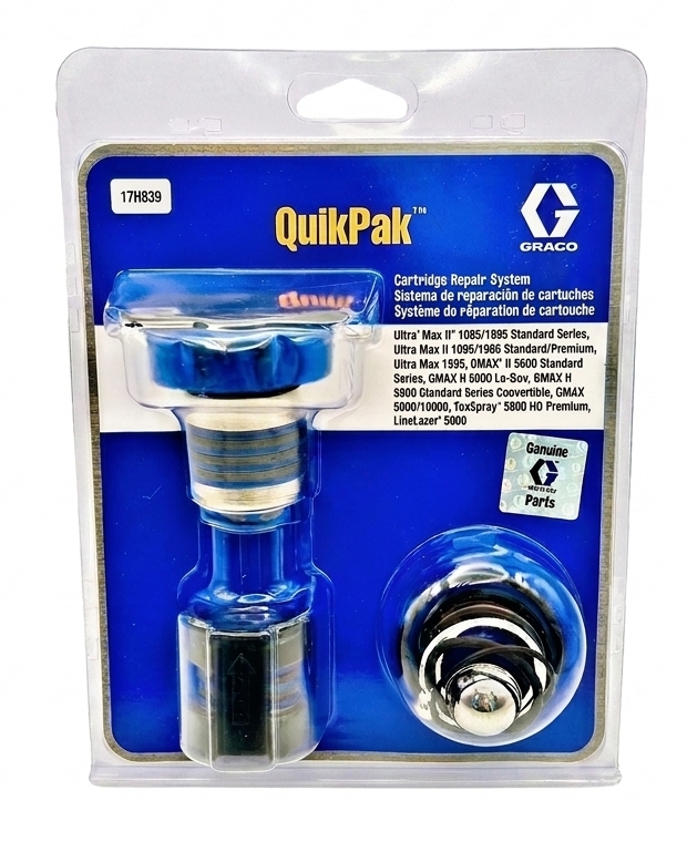 Ремкомплект QuikPak для насоса Graco UltraMax II 1095 / GMAX II 5900 (Артикул 17H839)