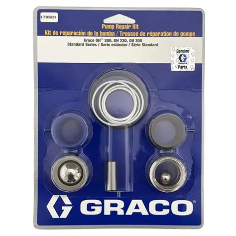 Ремкомплект уплотнений насоса Graco Standard GH/EH (Артикул 17D601)