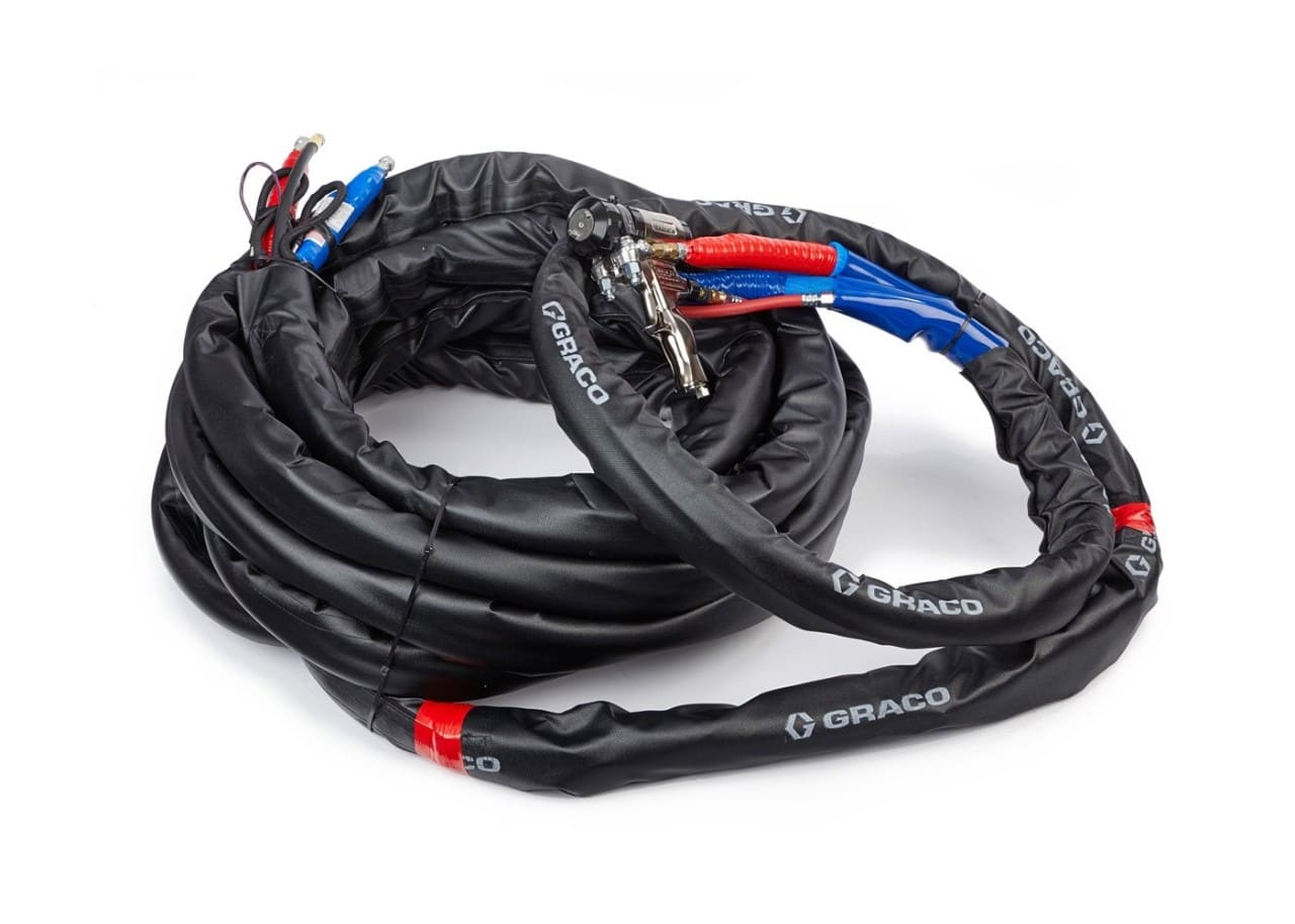 Комплект обогреваемых шлангов Graco 3/8" х 15 м, 241 бар, Xtreme-Wrap (Артикул 24Y679)