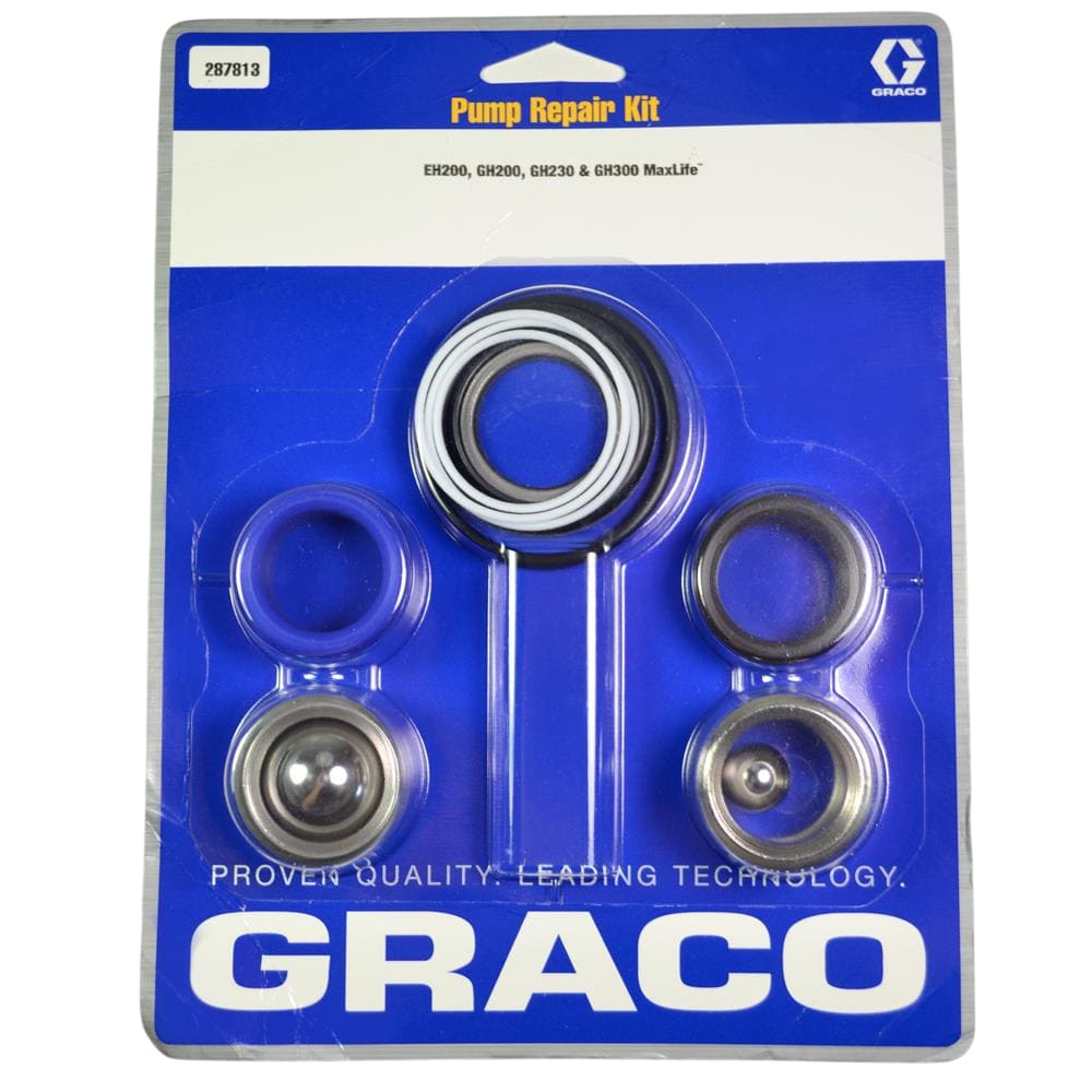 Ремкомплект уплотнений насоса Graco MaxLife GH/EH (Артикул 287813)